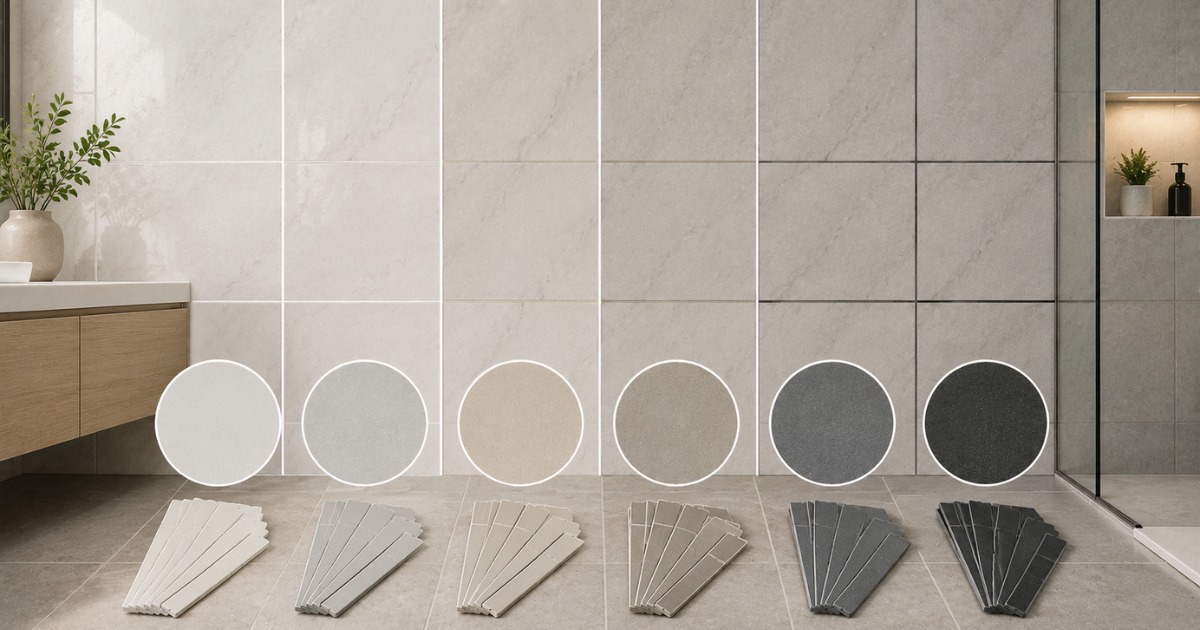 Bathroom Grout Colour Guide for Choosing the Perfect Tile Finish