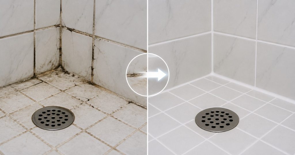 Fix Cracked Shower Grout to Prevent Water Damage